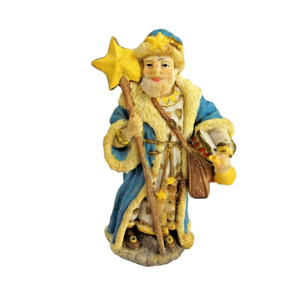 Polish Ornament International Santa Claus Collection Christmas Star Man SC04